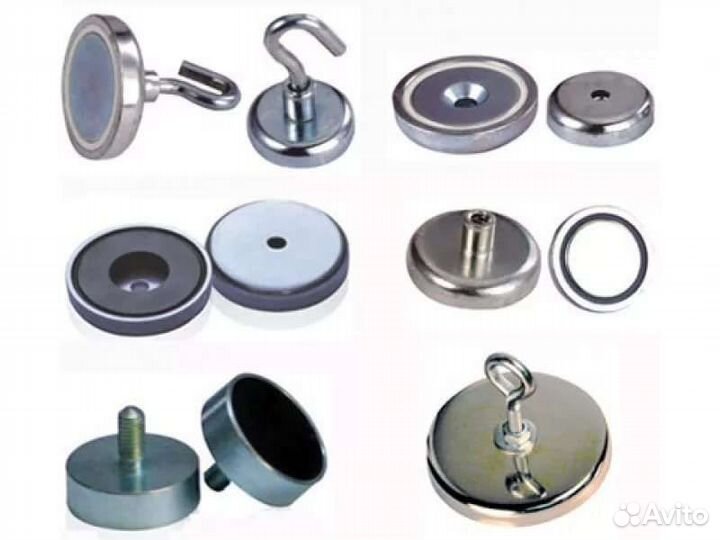 Поисковые магниты двухсторонние F400х2+Верёвка 25м