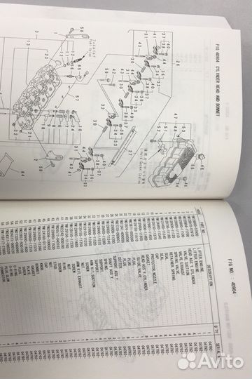 Каталог запчастей Komatsu Manitou и другие