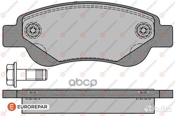 Колодки тормозные PSA C1/PSA 107/ Toyota aygo 0