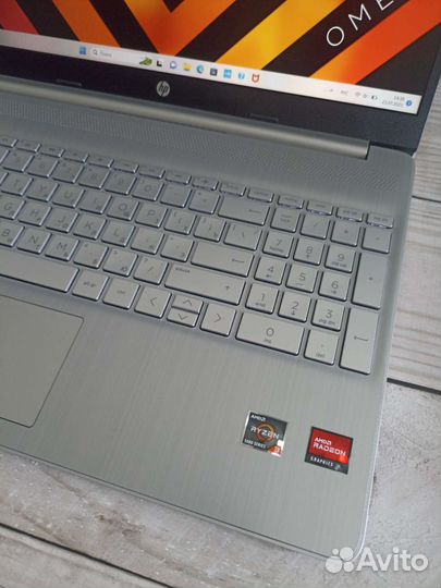 Мощный HP 2022 Ryzen 5000s/ i7 1165g7,IPS, 512,8GB