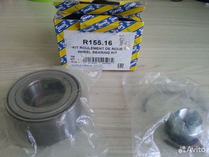 Подшипник ступицы SNR R155.16 GB12807S10 FN4