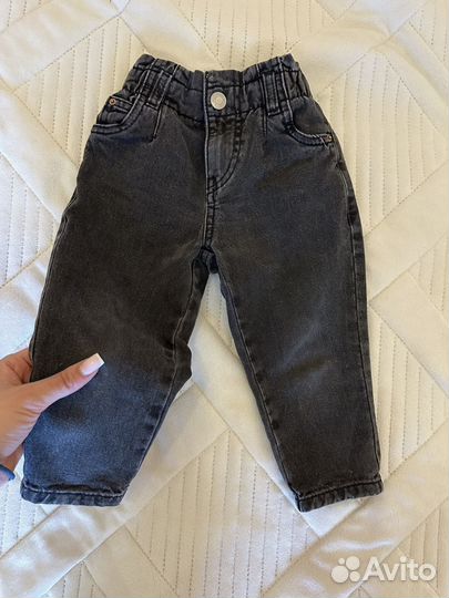 Джинсы zara 92 для девочки