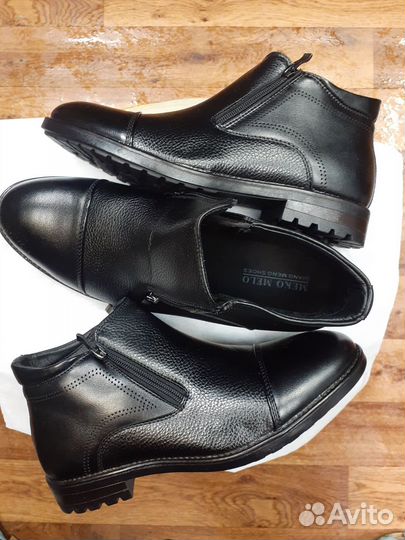 Великаны. Весенние, мужские, кожаные полусапоги