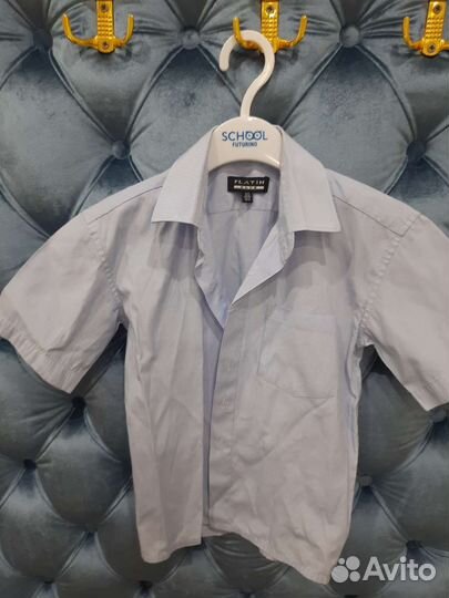 Рубашки на мальчика 122 128