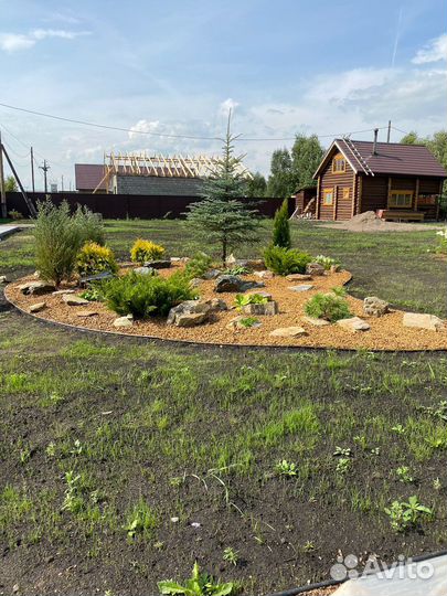 Бригада плотников, дом, баня, беседка