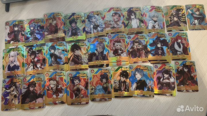 Карточки геншин импакт коллекционные