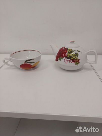 Чайник заварочный с чашкой