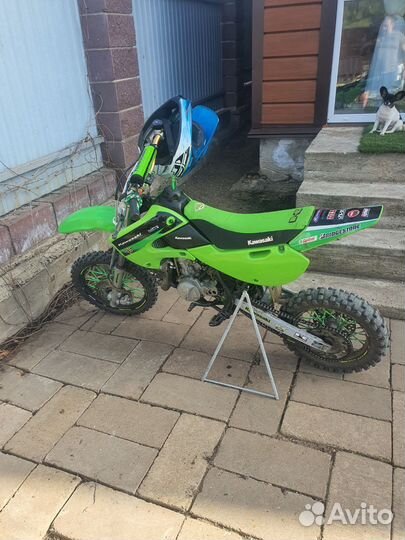 Кроссовый детский мотоцикл кавасаки кх 65