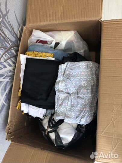 Коробка с вещами, новые и б/у