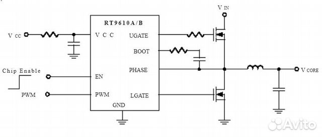 Микросхема RT9610azqw