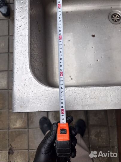 Мойка из нержавейки со столом