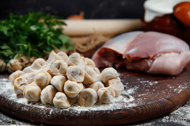 Заказ Еды пельмени Куриные со сливками