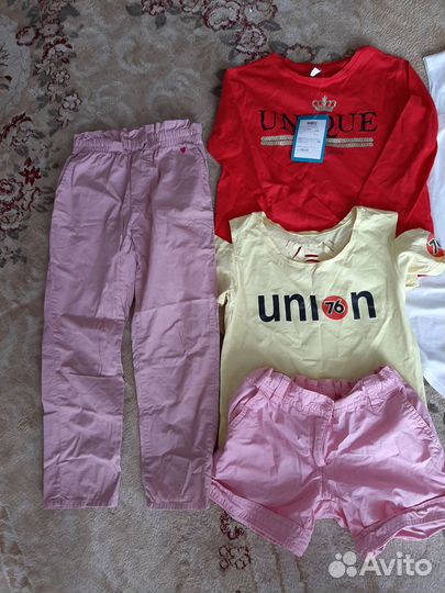 Детские вещи пакетом для девочки 128