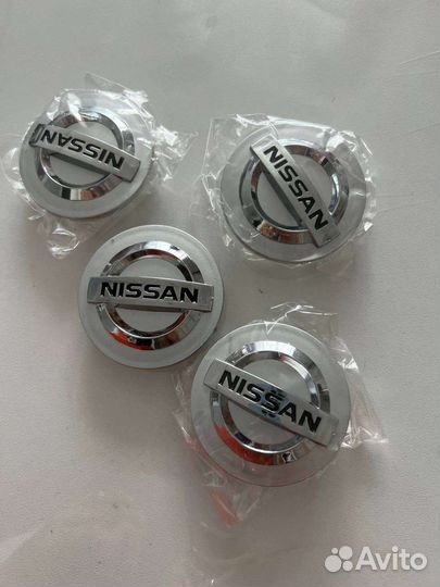 Колпачки на литые диски nissan