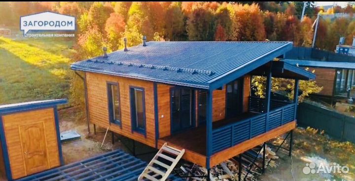 Каркасный дом 63 м2