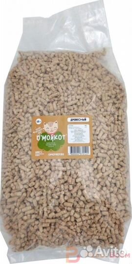 Наполнитель для кошачьего туалета древесный, 4 кг