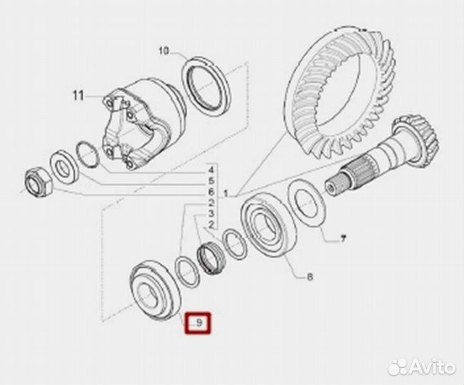 Подшипник Carraro