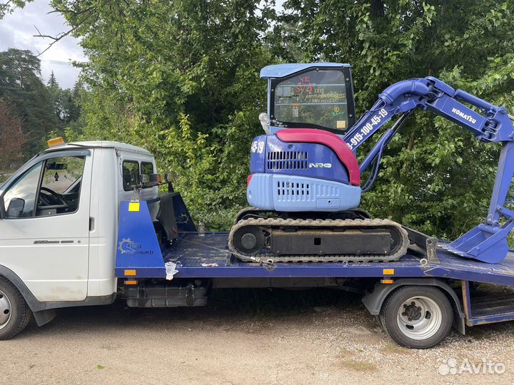 Эксковатор и эвакуатор