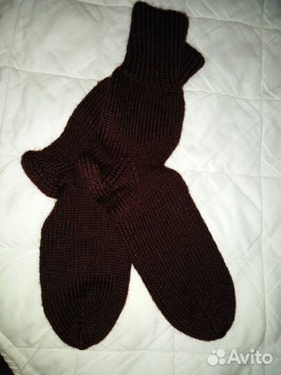 Носки ручной вязки шерстяные вязаные 38 размер