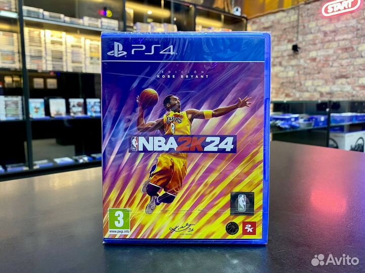 NBA 2K24 Kobe Bryant Edition (PS4) новый диск