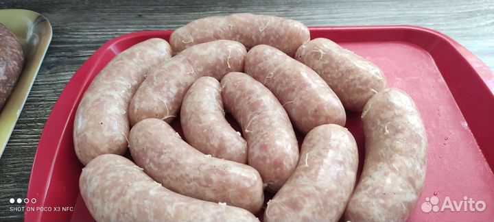 Домашняя колбаса, копченое мясо