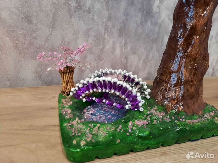 Деревья из бисера