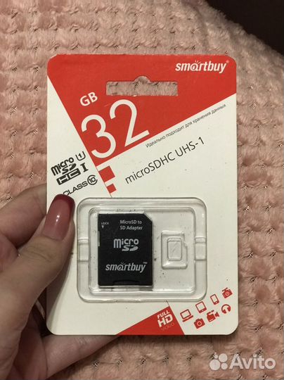 Карта памяти MicroSD 32GB
