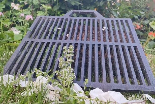 Решетка для гриля 470х400мм Чугунная
