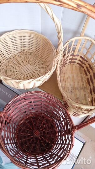 Корзинки плетёные для оформления подарка