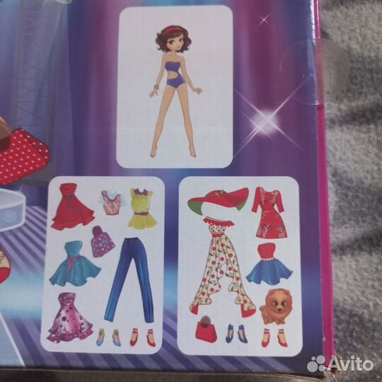 Магнитная кукла с одеждой 2 набора