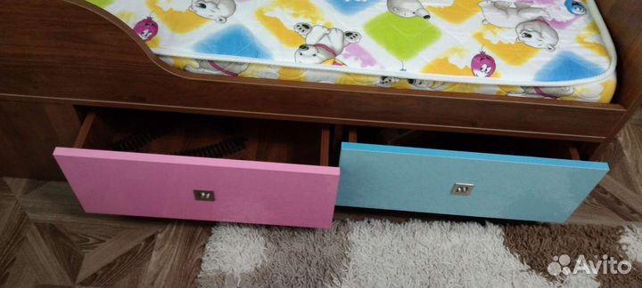 Детская кровать от 3 лет с матрасом