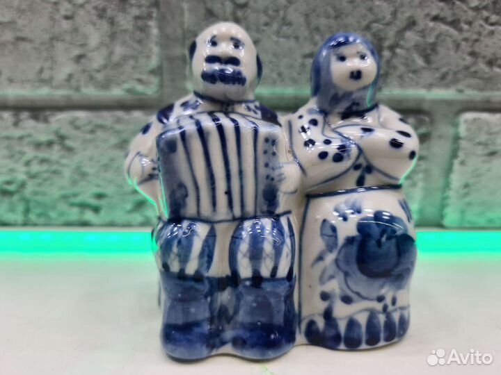 П.8060 Дед и бабка Гжель