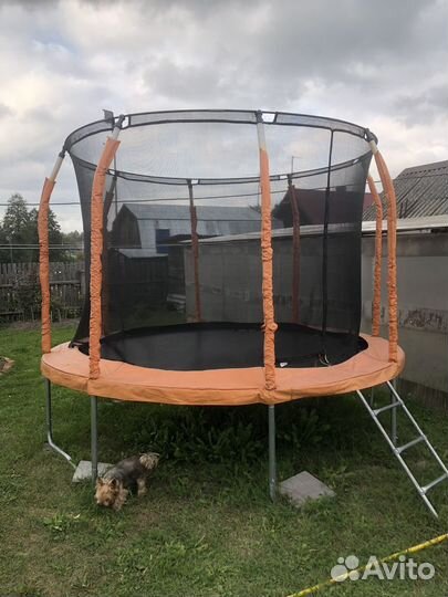 Батут с сеткой бу