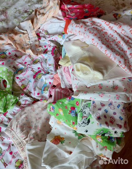Детские вещи пакетом от 0 до года для девочки