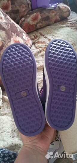 Кеды утепленные для девочки 30 размер