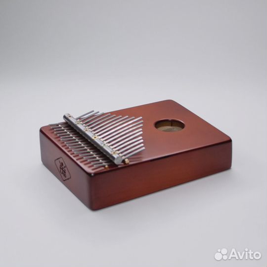 Калимба 17, средняя, коричневая, каверная