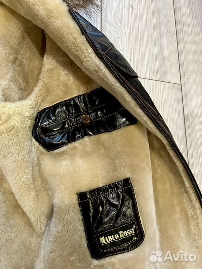 Зимняя кожанная куртка Турция