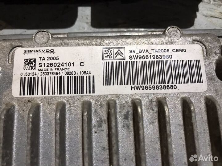 Эбу АКПП al4 dp0 peugeot 308