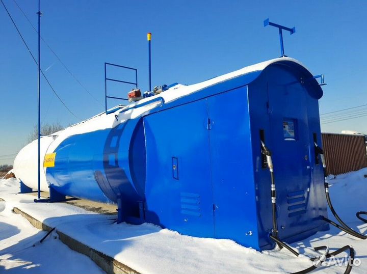 Контейнерная АЗС для заправки своей техники