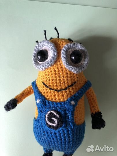 Игрушка Миньон вязаный Ручная работа