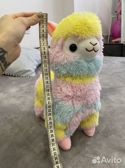 Мягкая игрушка чебурашка, уточка, лама