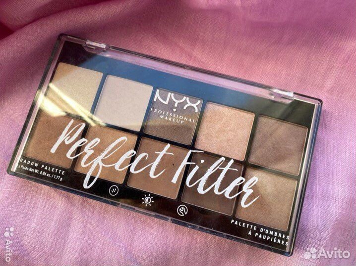 Палетка теней NYX perfect filter Golden hour