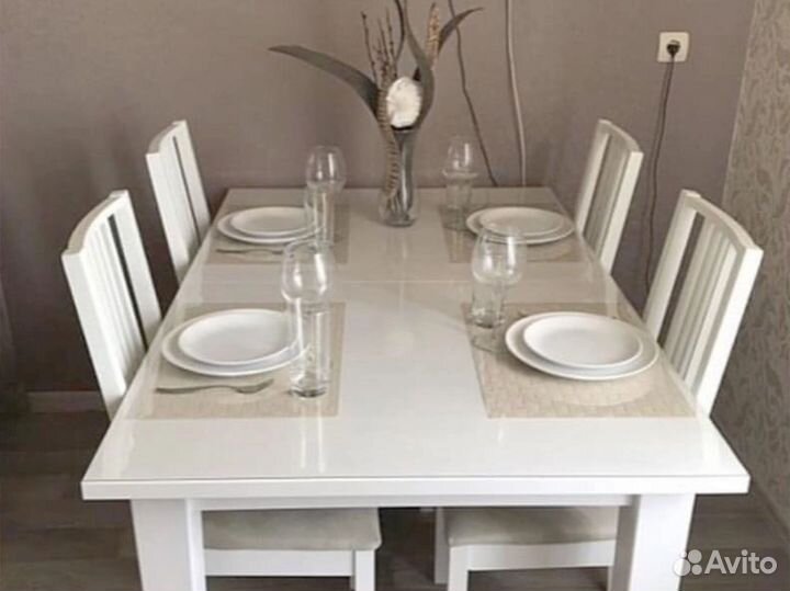 Гибкое стекло на стол круг 120 см и другие размеры