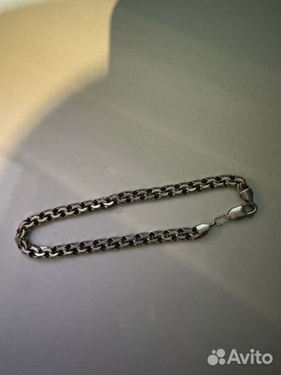 Серебряный браслет мужской 925