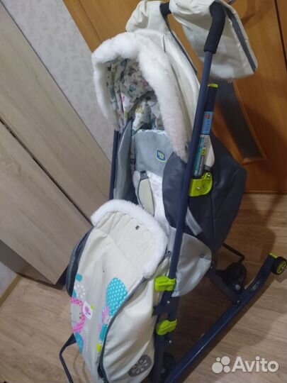 Санки коляска ника