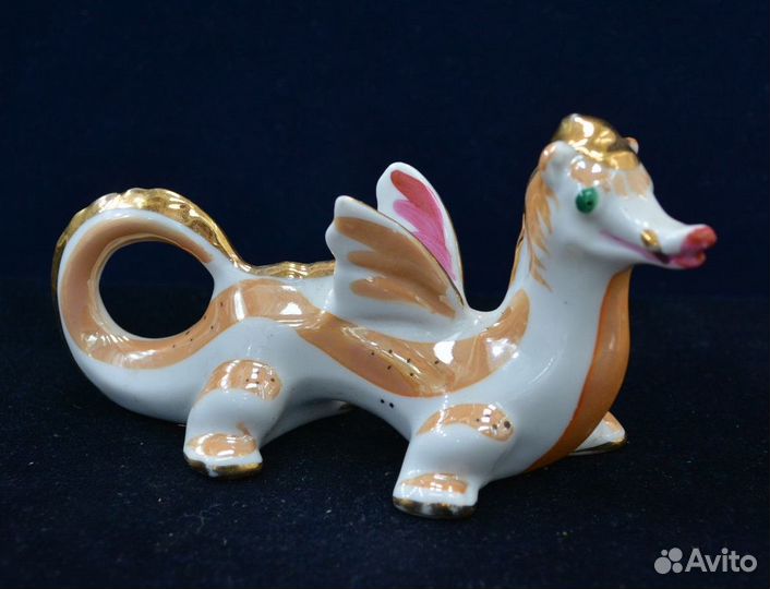 Фарфоровая статуэтка- дракон. дулево (1)