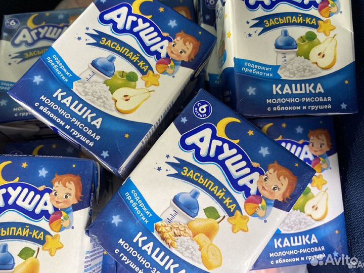 Кашка молочная Агуша 0,2 / засыпай-ка
