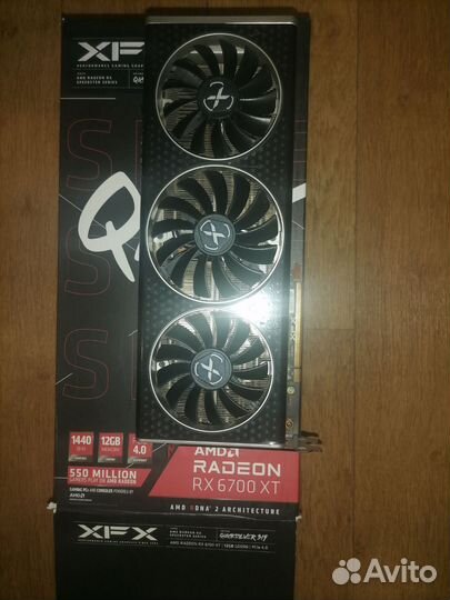 Видеокарта RX 6700 XT XFX