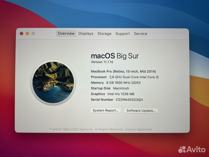 MacBook Pro 13 mid 2014