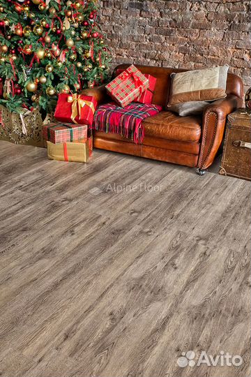 Пвх плитка, кварц виниловый ламинат Alpine Floor Grand Sequoia LVT Венге Грей ECO11-802